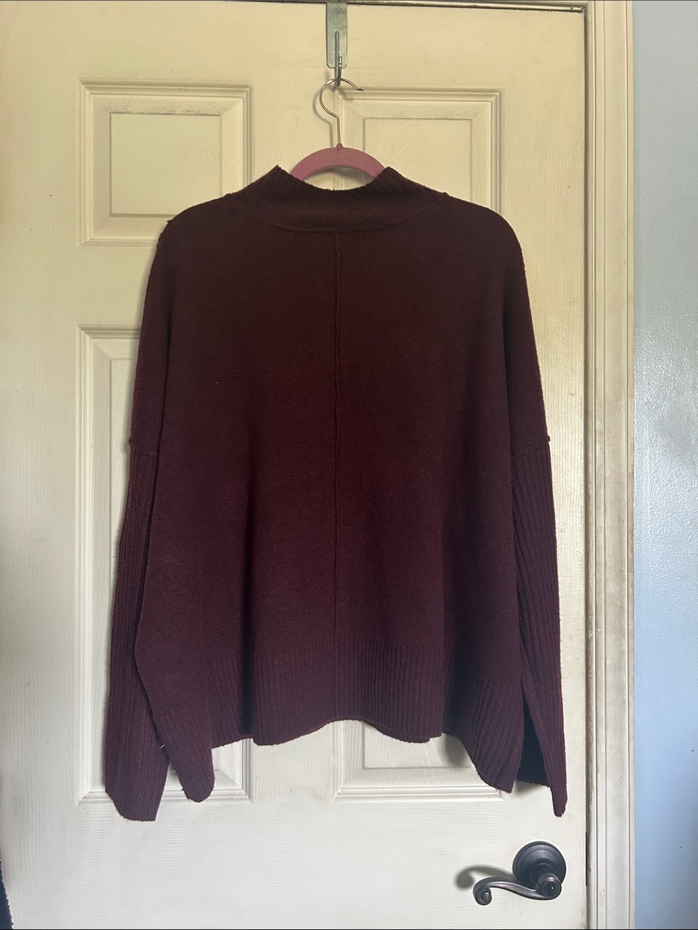NWT Simply Vera Vera Wang luxe cashmere blend Mockneck sweater size XXL - Picture 3 of 6